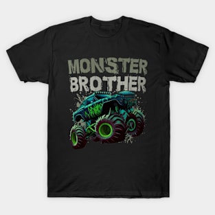 Monster Truck Brother Family Matching Monster Truck Lovers T-Shirt